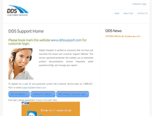Tablet Screenshot of ddssupport.com